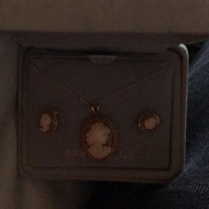 Necklace and earrings